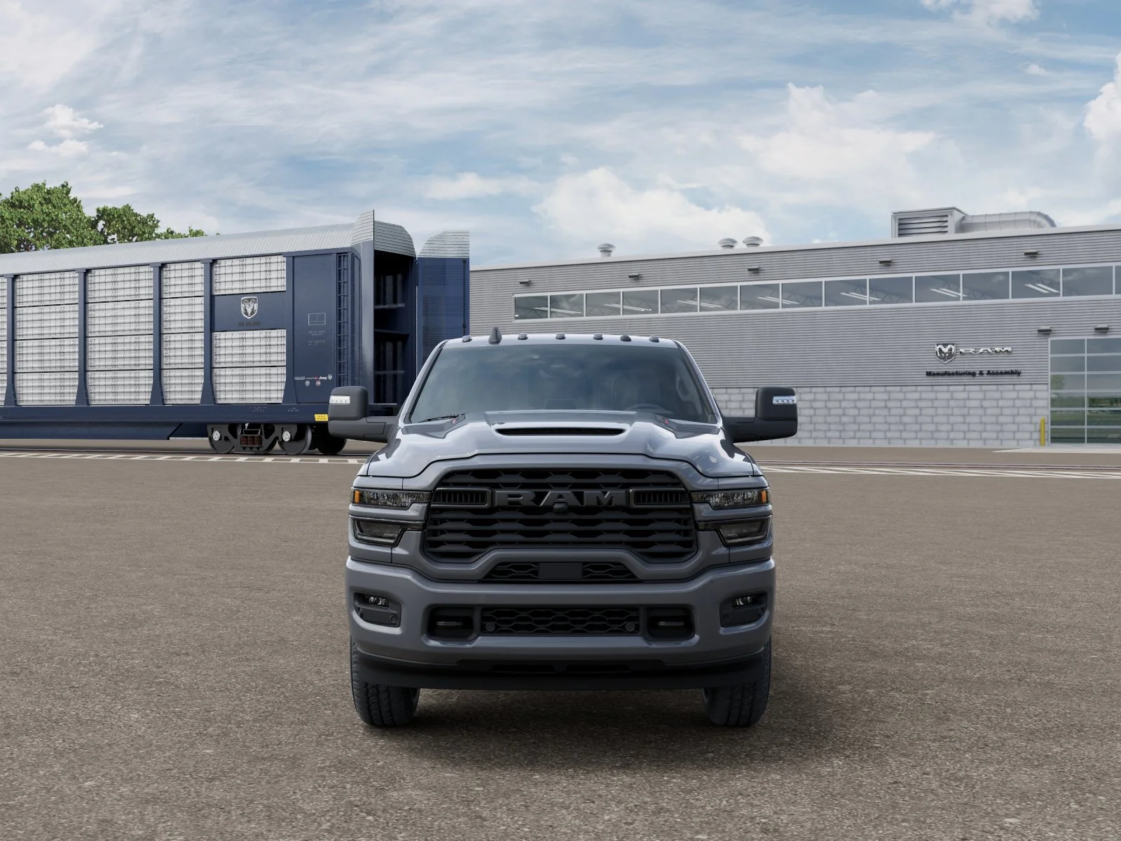 New 2027 Ceramic Gray Clear-Coat Exterior Paint RAM Black Express image 6