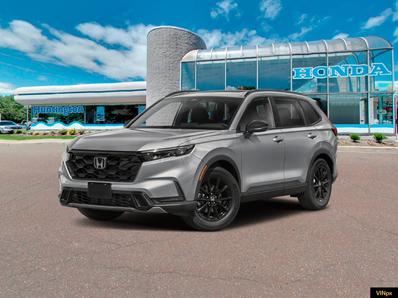 New 2026 Solar Silver Metallic Honda AWD Sport-L image 1