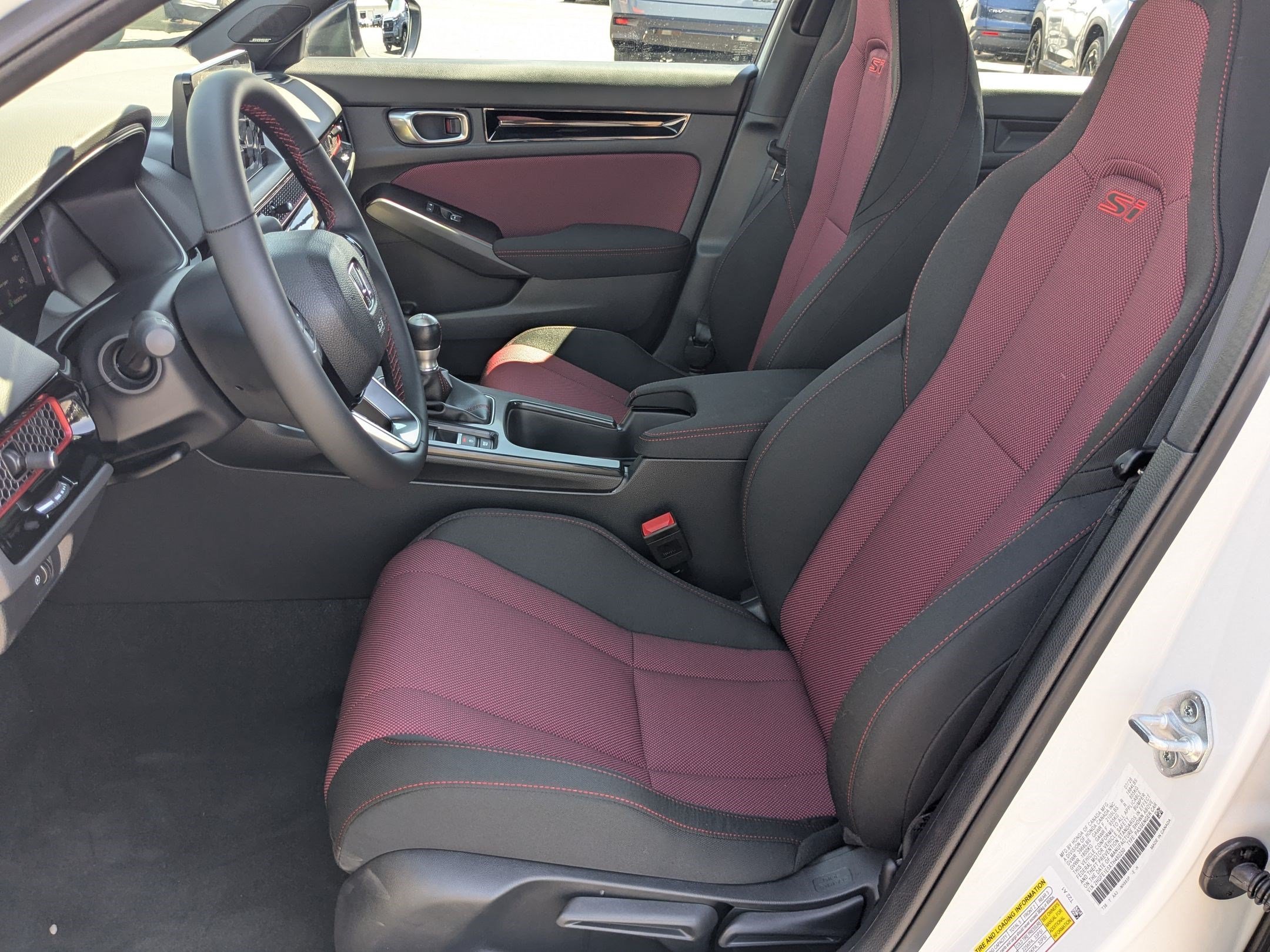 New 2026 Platinum White Pearl Honda Manual image 23