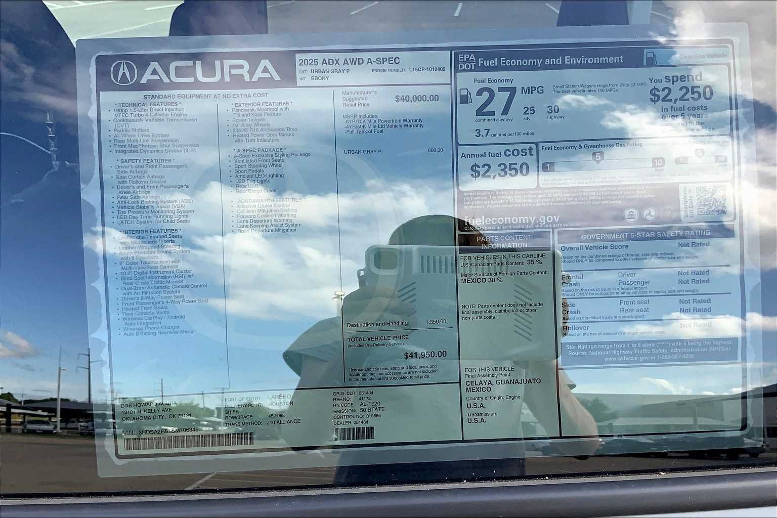 2025 Acura ADX A-Spec Package - Photo 17