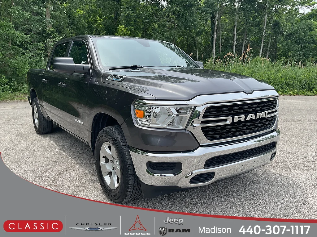 Used 2023 Granite Crystal Metallic Clear Coat Ram Big Horn image 1
