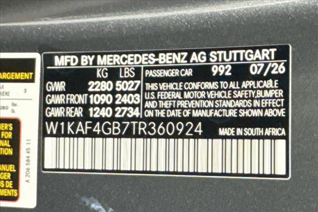 New 2026 Selenite Grey Metallic Mercedes-Benz C 300 image 60