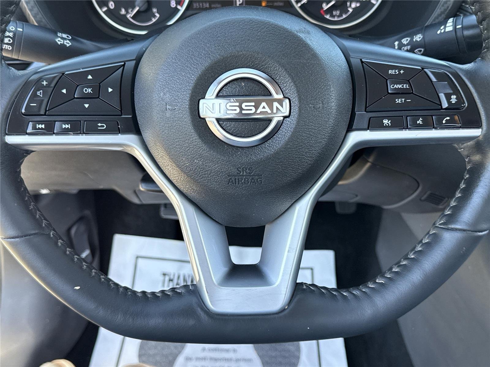 Used 2024 Aspen White Tricoat Nissan SV image 7