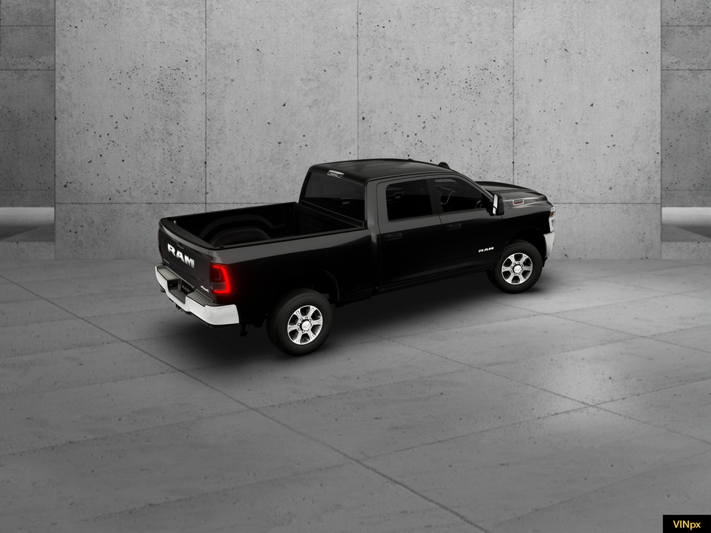 New 2026 Diamond Black Crystal Pearl-Coat Exterior Paint RAM Big Horn image 2