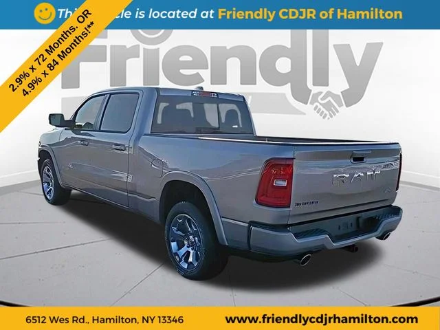 New 2026 Billet Silver Metallic Clear-Coat Exterior Paint RAM Big Horn/Lone Star image 3