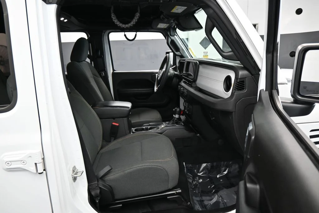 Used 2024 Bright White Clearcoat Jeep Sport S image 36