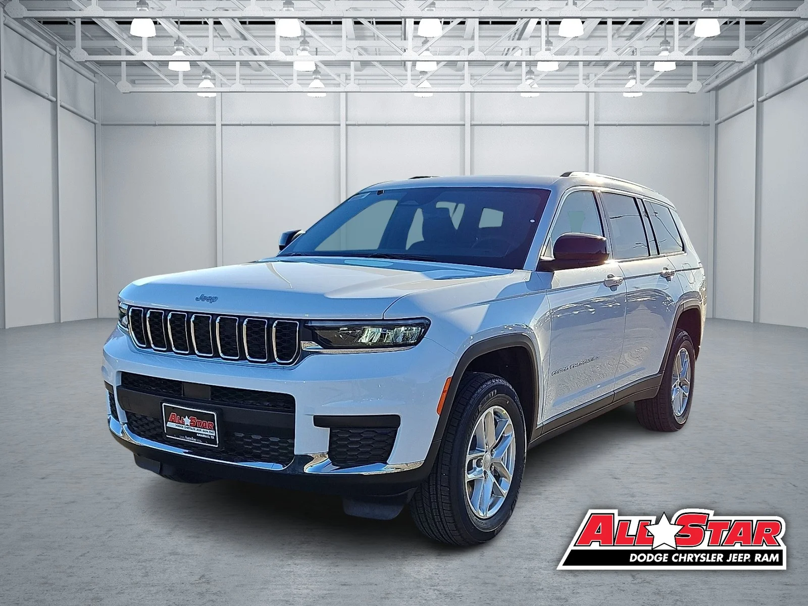 New 2025 Bright White Jeep L LAREDO X 4X4 image 1