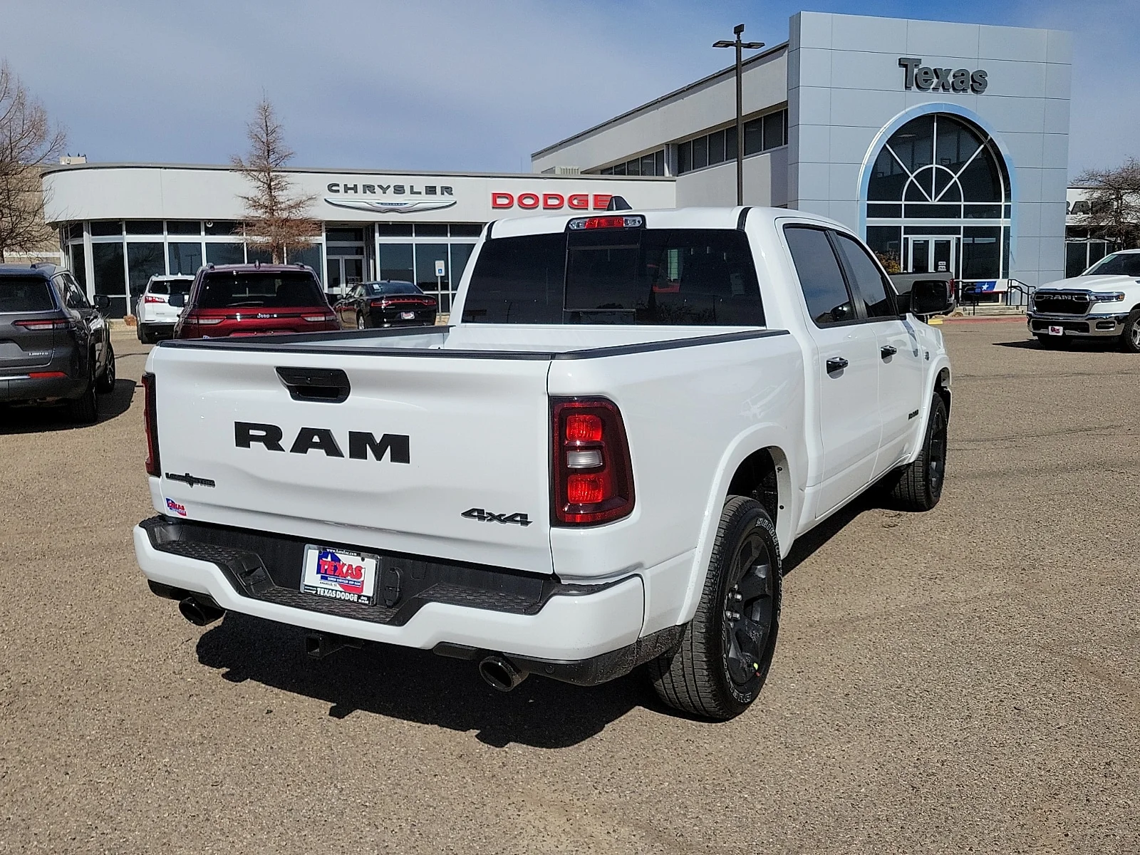 New 2026 PW7 Bright Whit Ram LONE STAR CREW CAB 4X4 5