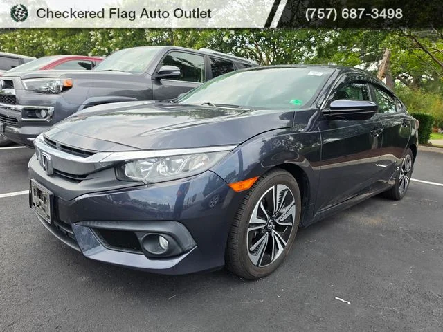 Used 2017 Cosmic Blue Metallic Honda EX-L image 1