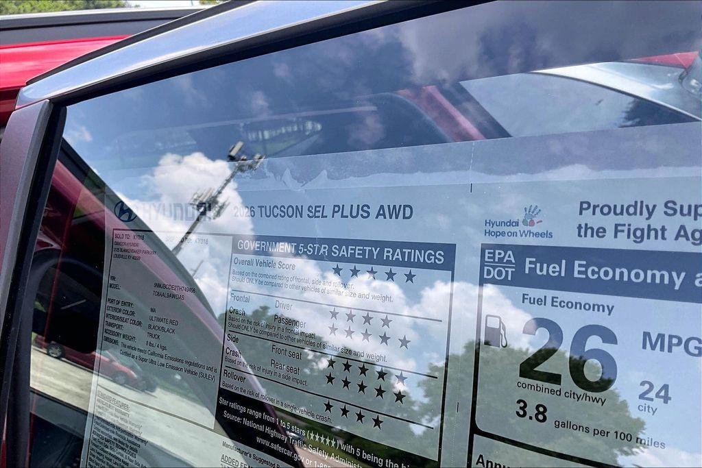 New 2026 Ultimate Red Hyundai SEL Plus image 14
