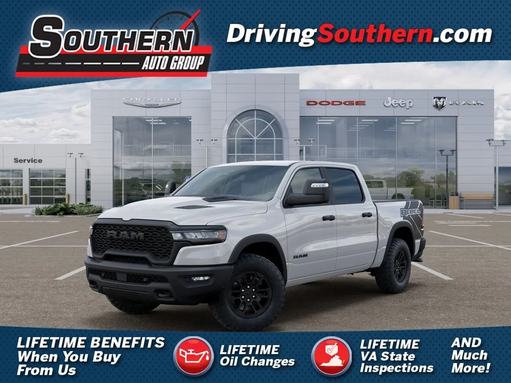 New 2026 Bright White Clear-Coat Exterior Paint RAM Rebel image 1