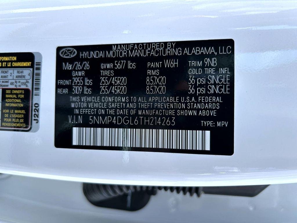 New 2026 Serenity White Hyundai Limited AWD image 27