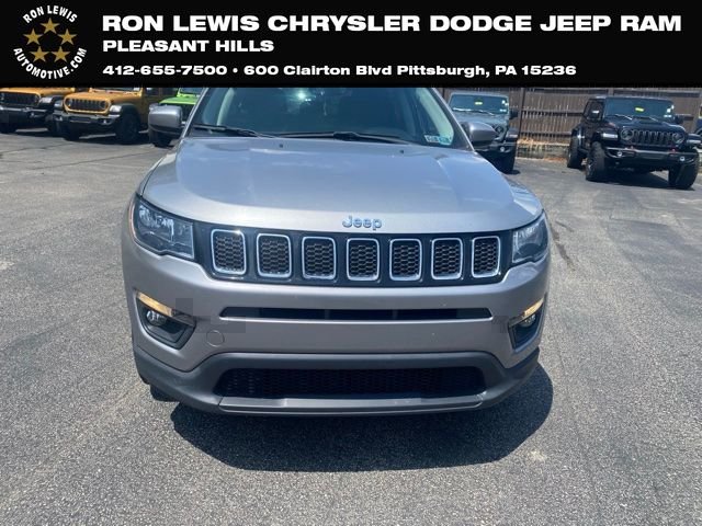 Certified Used 2020 Silver Jeep Latitude image 1