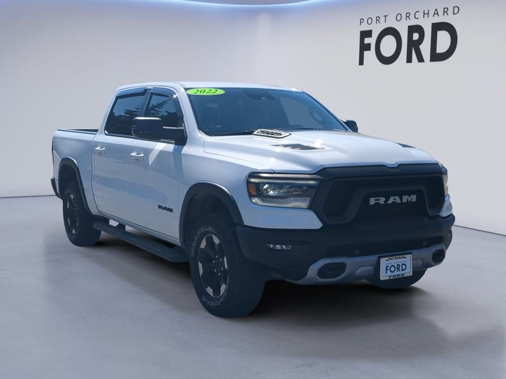 Used 2022 Bright White Clearcoat Ram Rebel image 9
