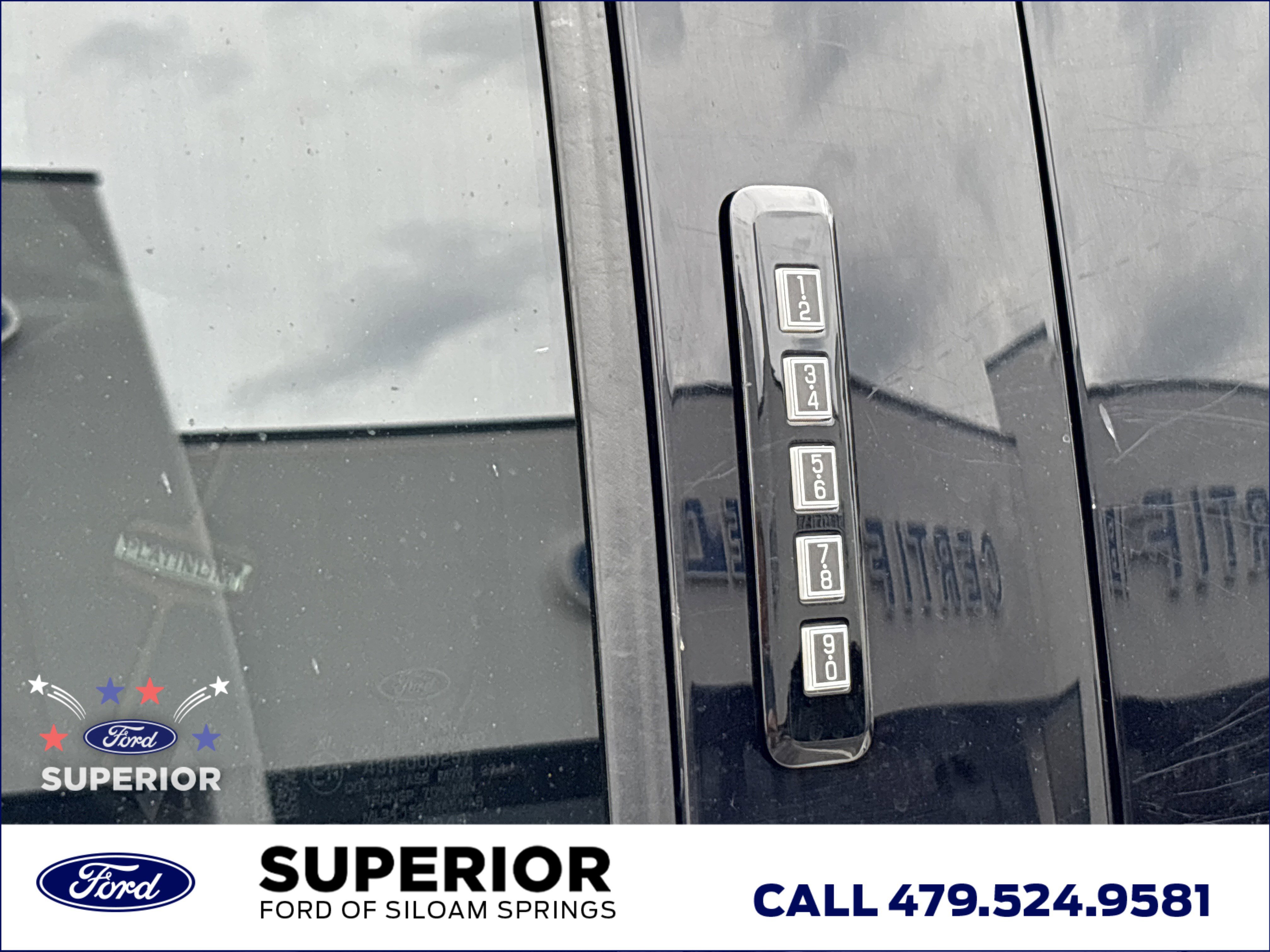 Used 2023 Star White Metallic Tri-Coat Ford Platinum 4WD image 14