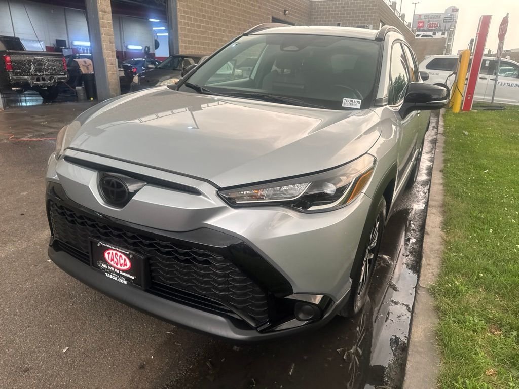 Used 2025 Silver Toyota Hybrid SE image 2