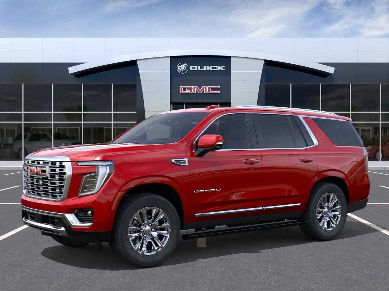 New 2026 Volcanic Red Tintcoat GMC Denali image 2