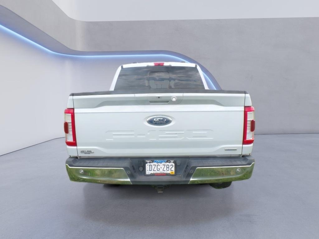 Used 2021 Space White Metallic Ford LARIAT image 14