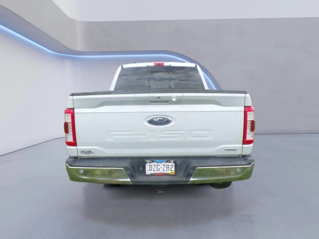 Used 2021 Space White Metallic Ford LARIAT image 6