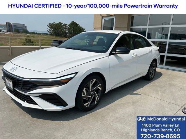 Certified Used 2025 White Hyundai SEL Sport image 1