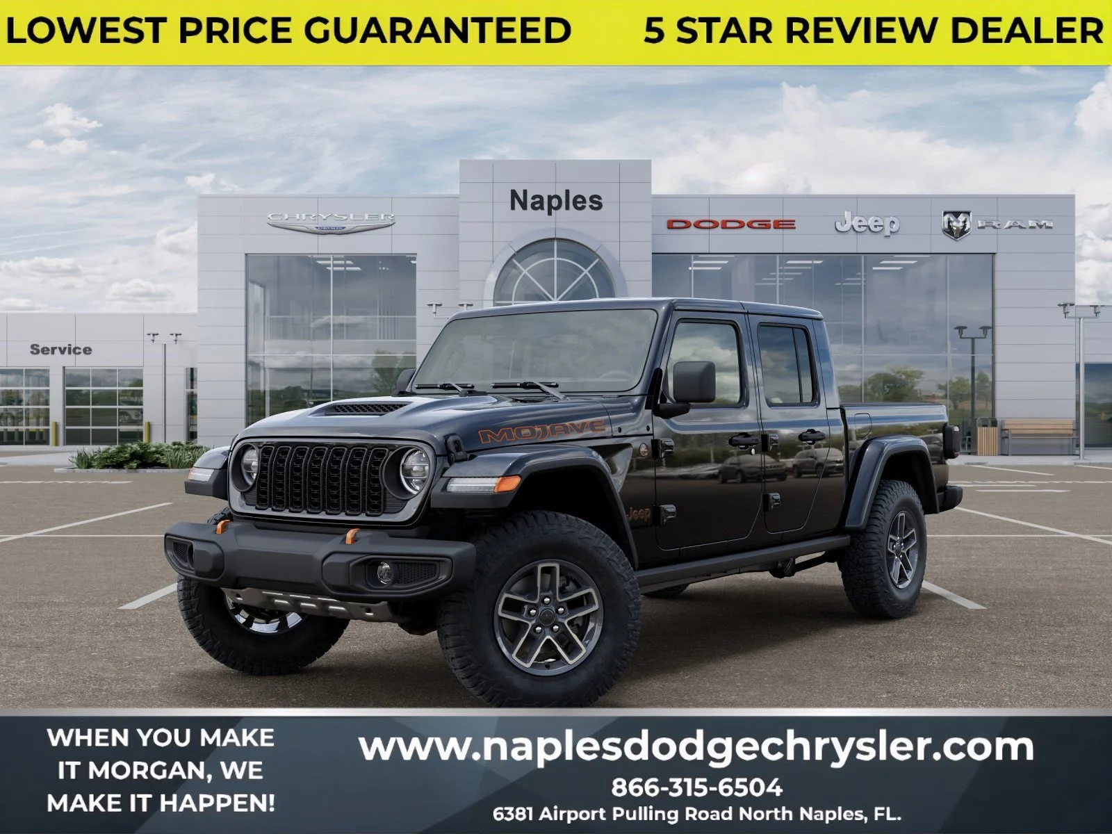 New 2026 Black Clear-Coat Exterior Paint Jeep Mojave image 1