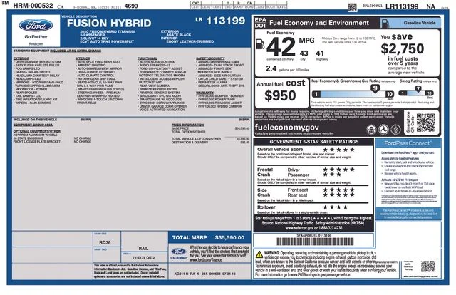 Used 2020 Black Ford Titanium image 9