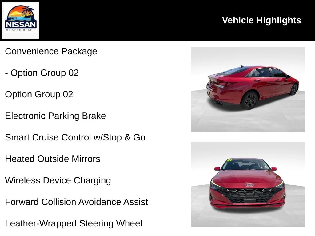 Used 2021 Red Hyundai SEL image 18