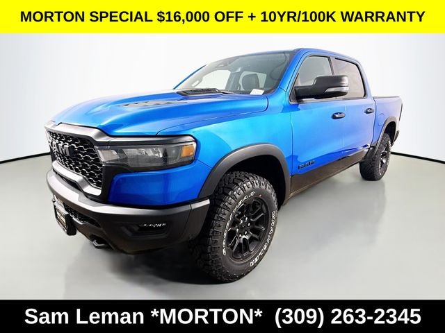 New 2026 Hydro Blue Pearl-Coat Exterior Paint Ram Rebel image 3