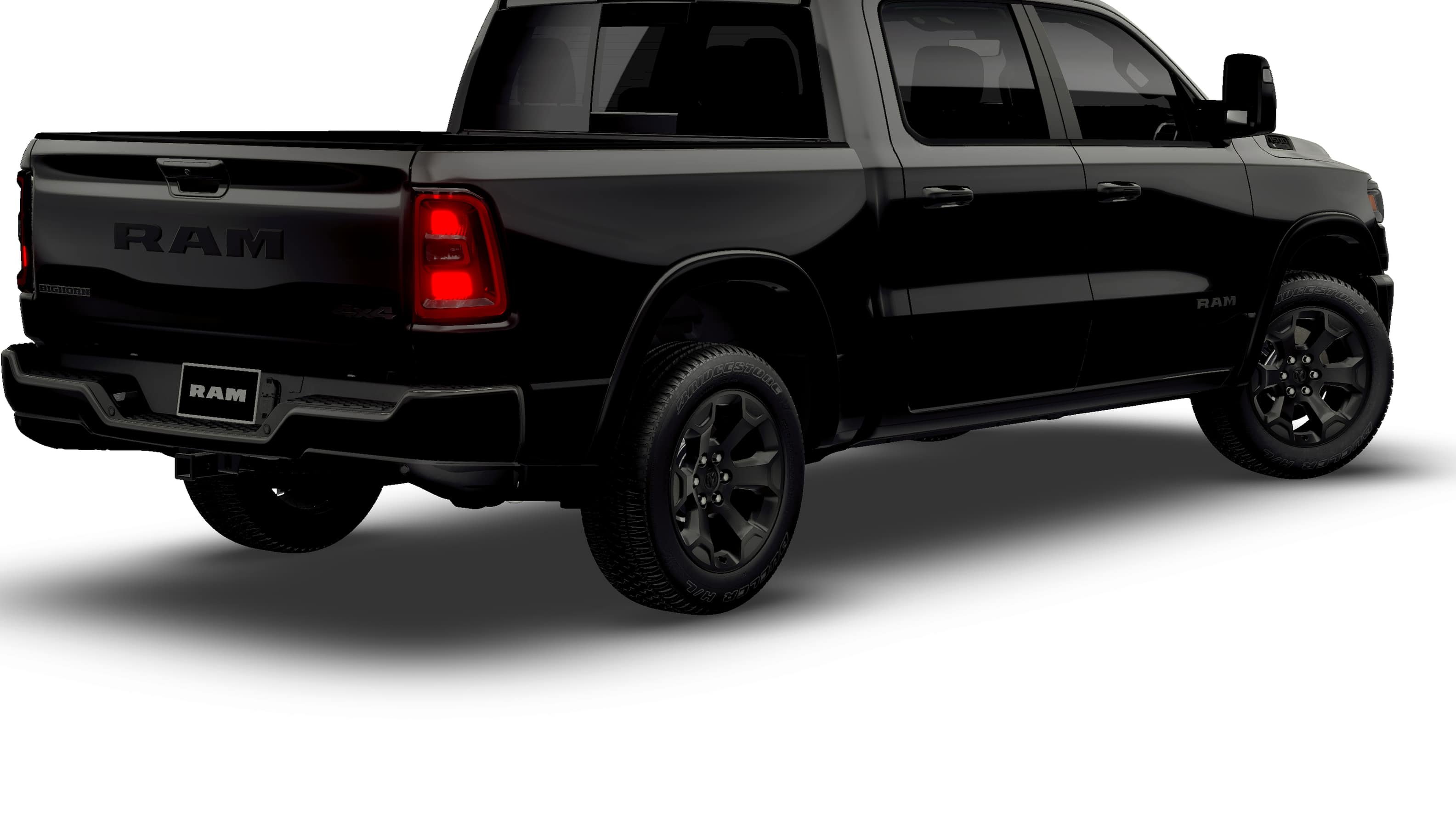 New 2026 Diamond Black Crystal Pearl-Coat Exterior Paint RAM Big Horn/Lone Star image 14