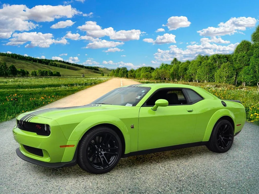 Certified Used 2023 Green Dodge R/T Scat Pack Widebody image 2
