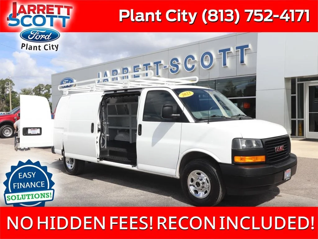 Certified Used 2023 White GMC Work Van image 1