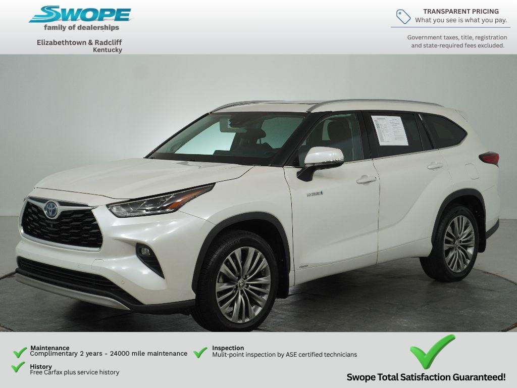 Used 2021 WHITE Toyota Hybrid Platinum image 7