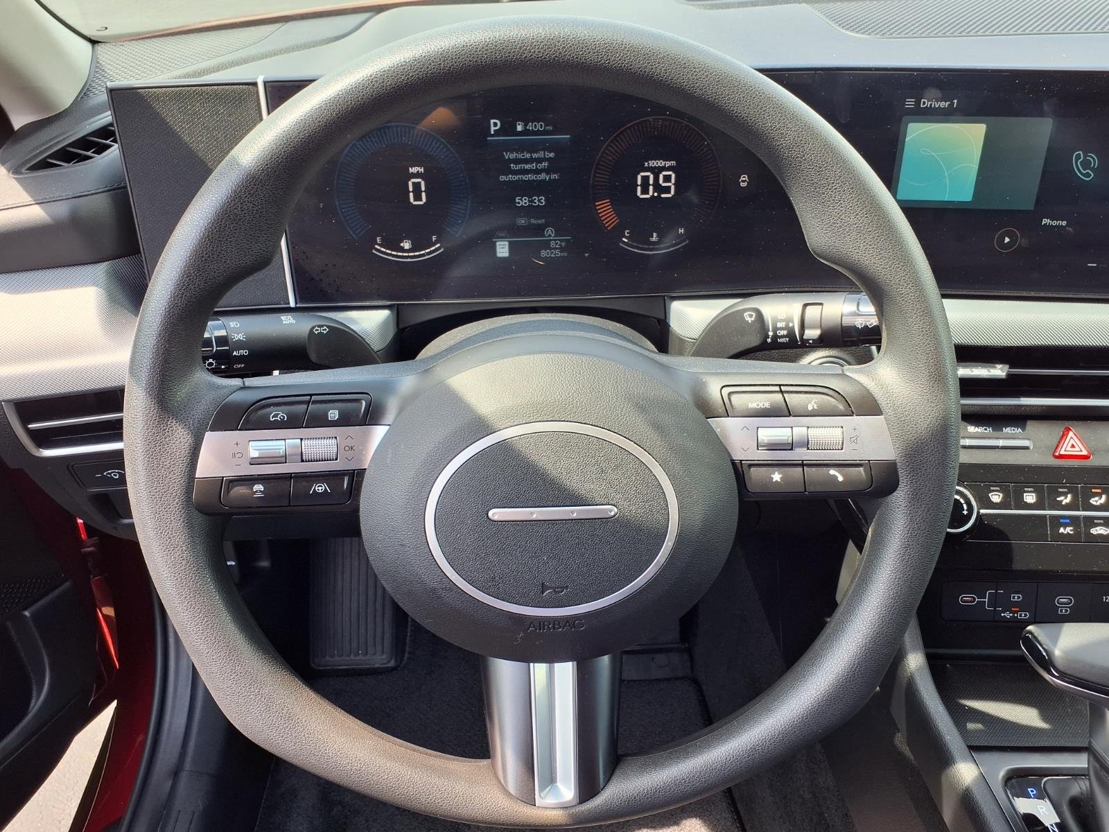 Used 2025 Ultimate Red Metallic Hyundai SE image 6