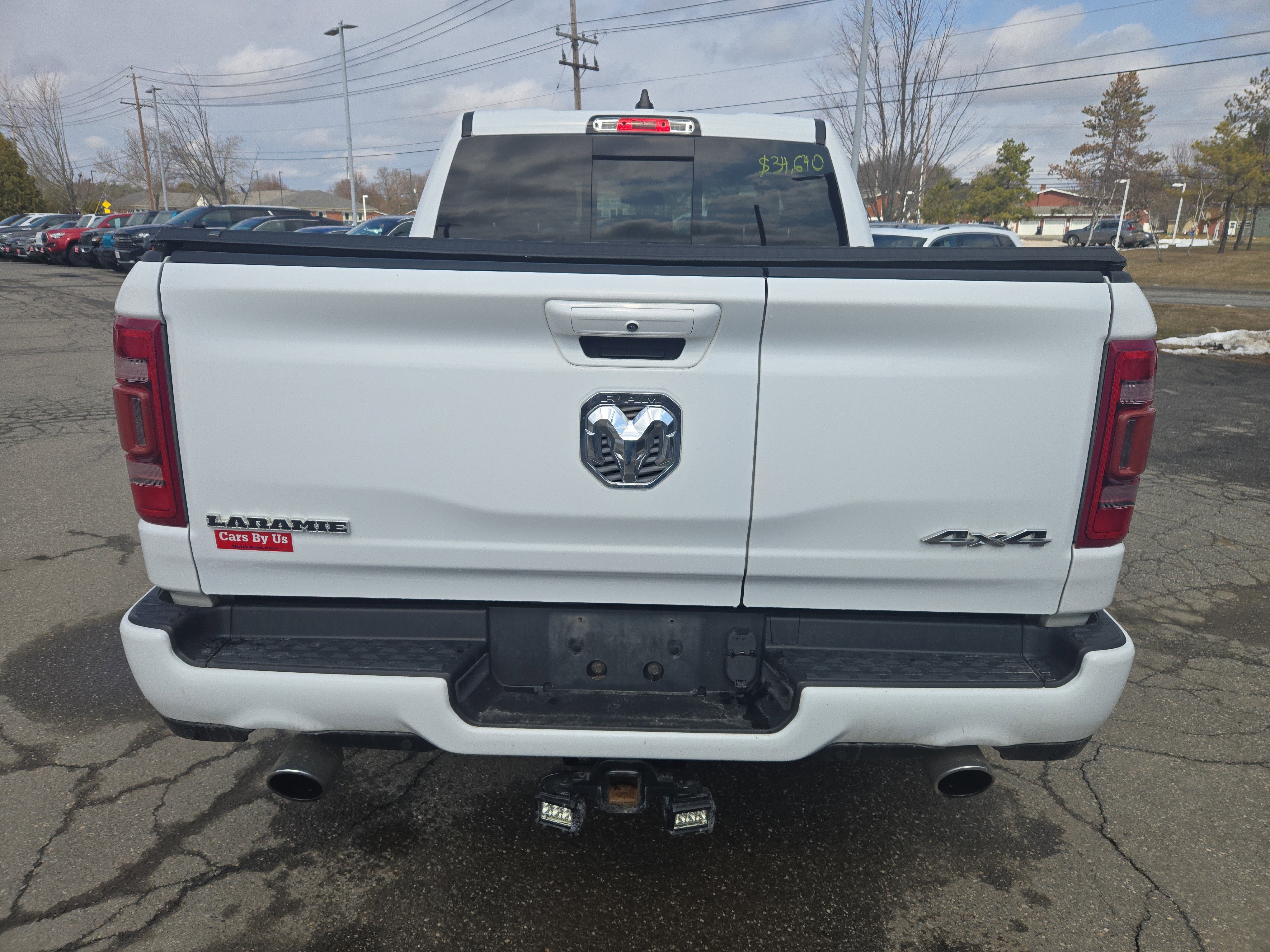 Used 2020 Bright White Clearcoat Ram Laramie image 8