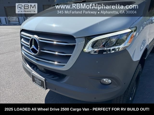 New 2025 Silver Gray Mercedes-Benz 2500 High Roof All Wheel Drive with 144 Wheel Base image 12
