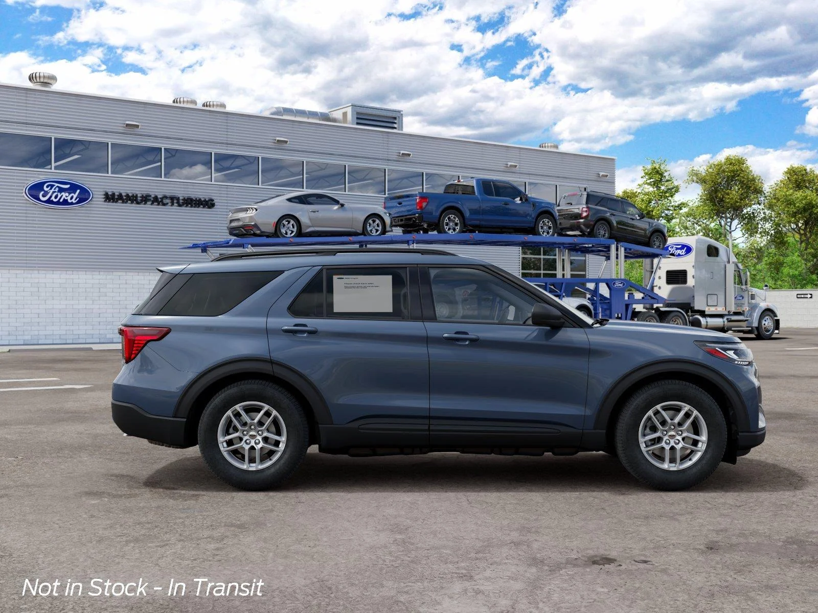 New 2027 Vapor Blue Ford 4DR 4WD ACTIVE image 8
