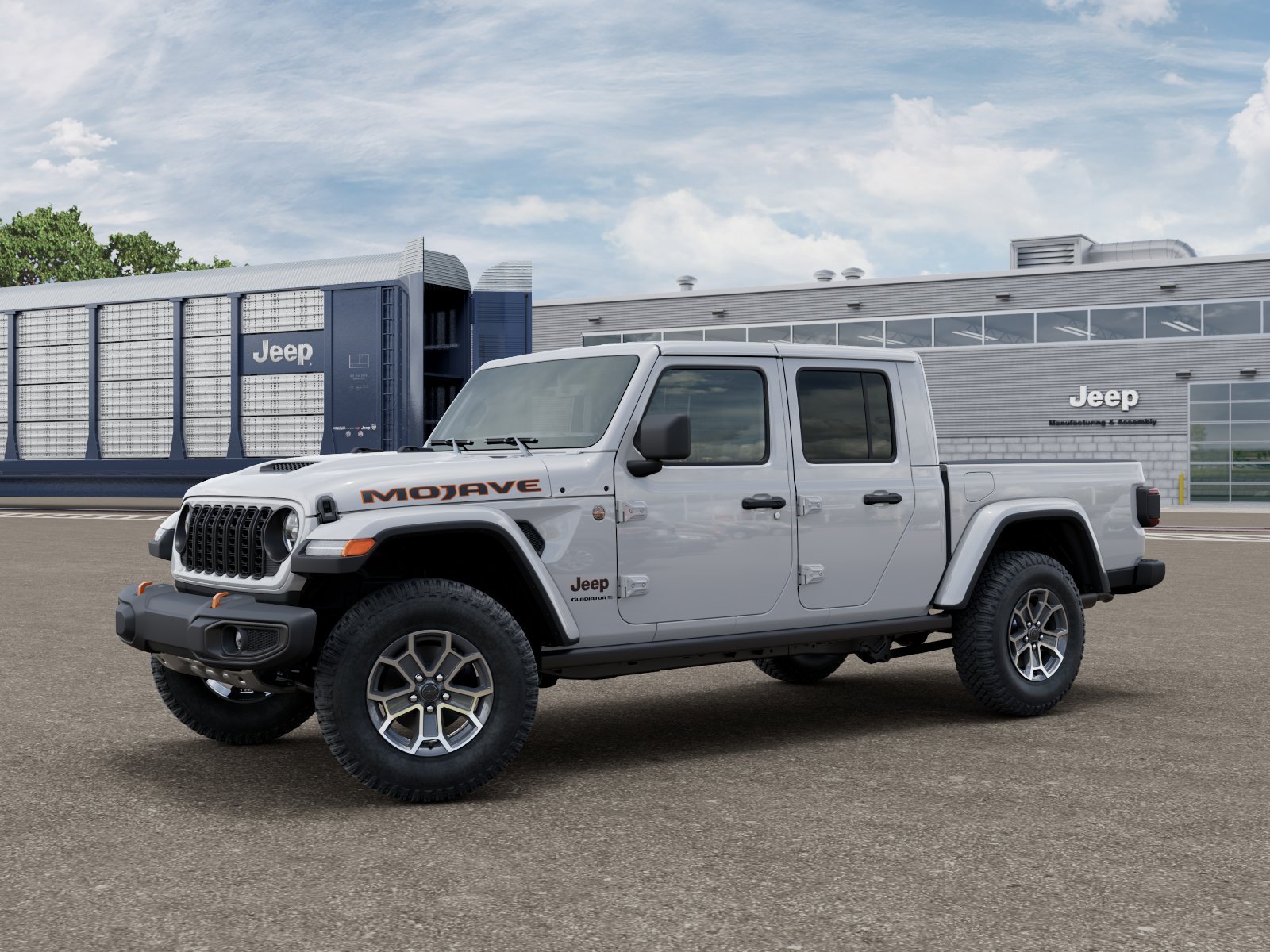 New 2026 Bright White Clear-Coat Exterior Paint Jeep Mojave image 1