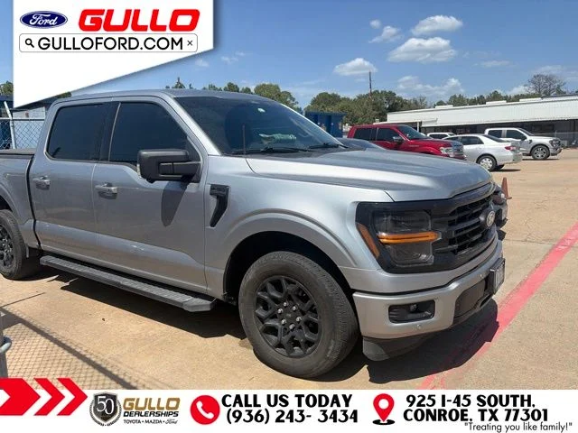 Used 2024 Iconic Silver Metallic Ford XLT image 2