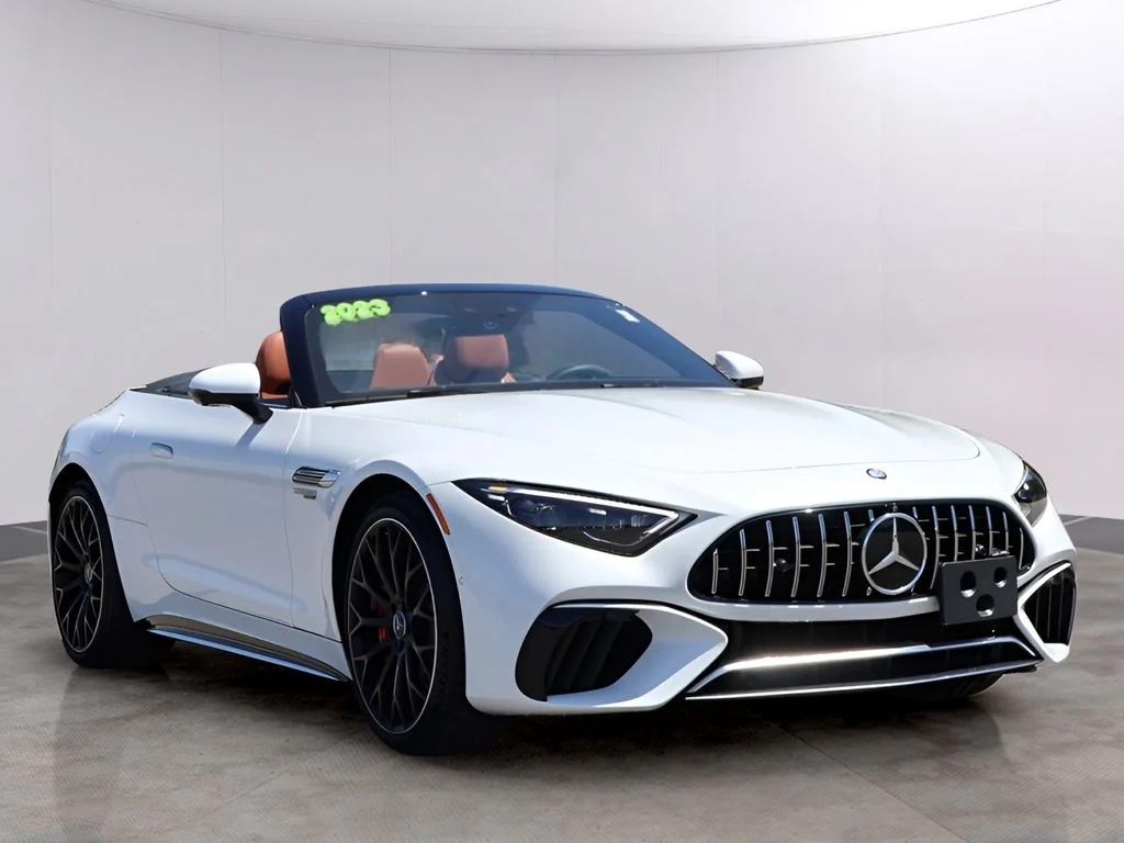 Used 2023 Moonlight White Mercedes-Benz SL 55 AMG® image 3