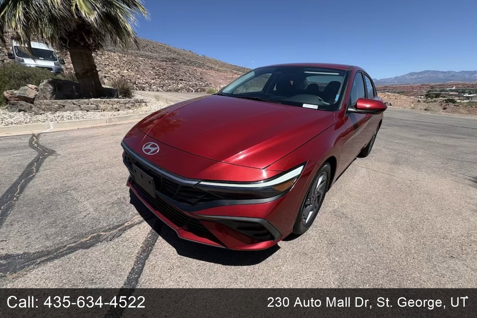 Used 2024 Ultimate Red Hyundai SEL image 1