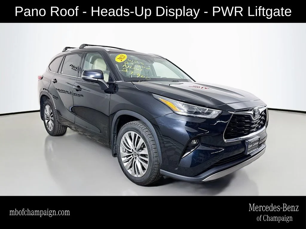 Used 2021 Black Toyota Platinum image 1