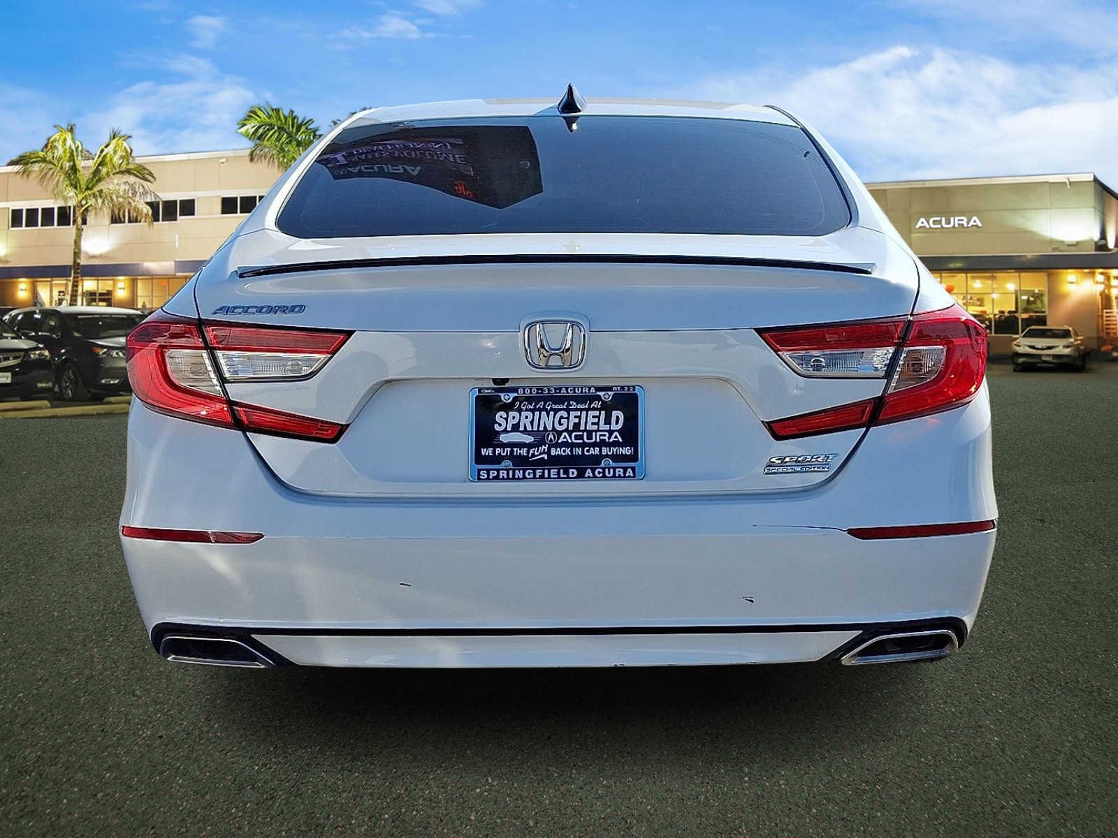 Used 2021 Platinum White Pearl Honda Sport SE image 6