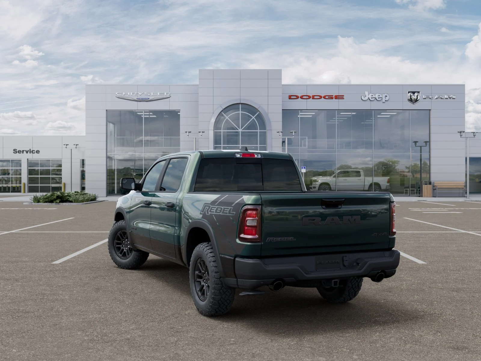 New 2026 Serrano-Green Metallic Exterior Paint RAM Rebel image 32