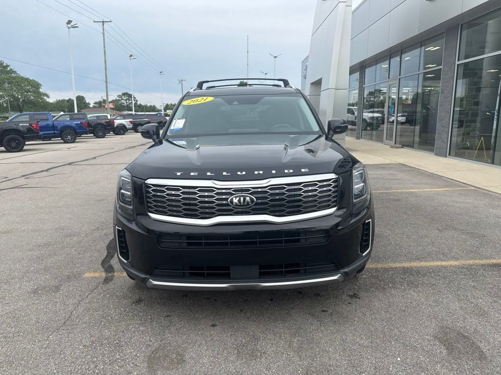 Used 2021 Ebony Black Kia EX image 35