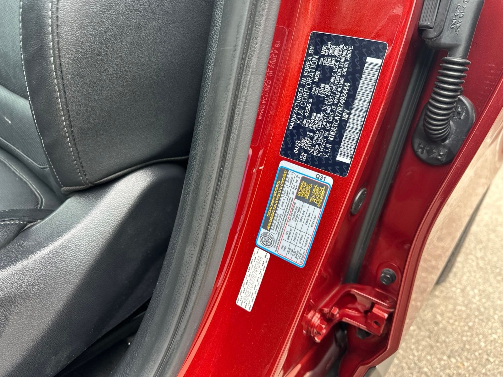 Used 2024 Orange Kia SX image 35