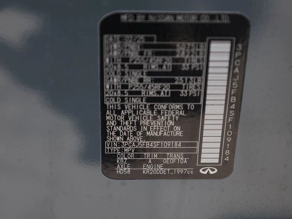 Certified Used 2025 Gray INFINITI SPORT image 45