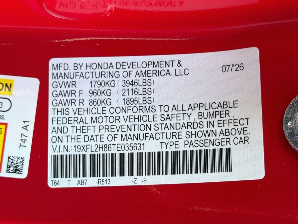New 2026 Rallye Red Honda FWD Sport image 19