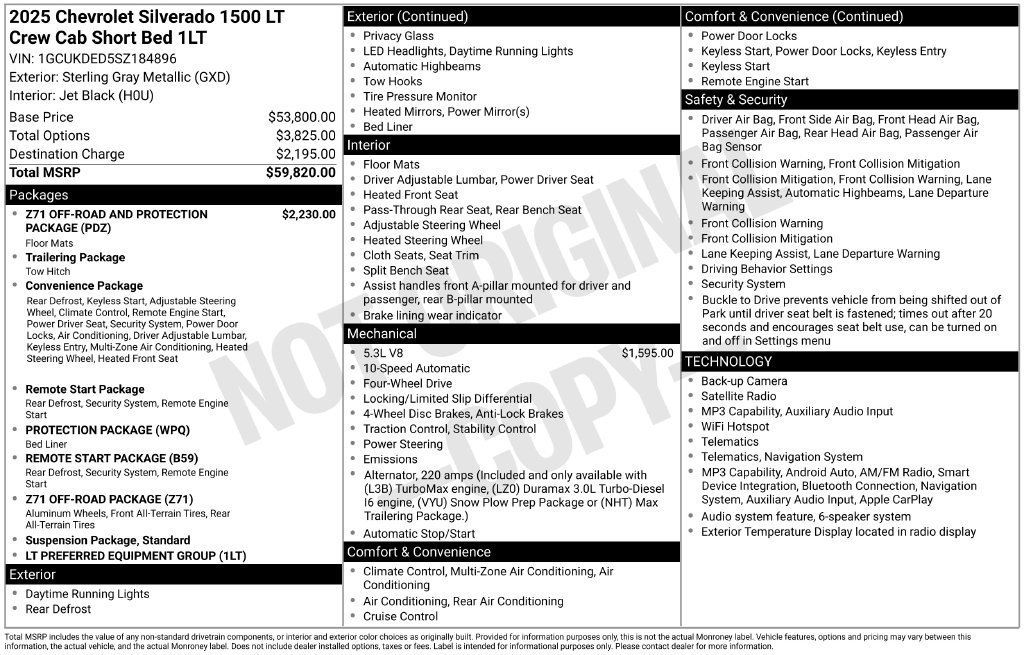 Used 2025 Gray Chevrolet LT image 6