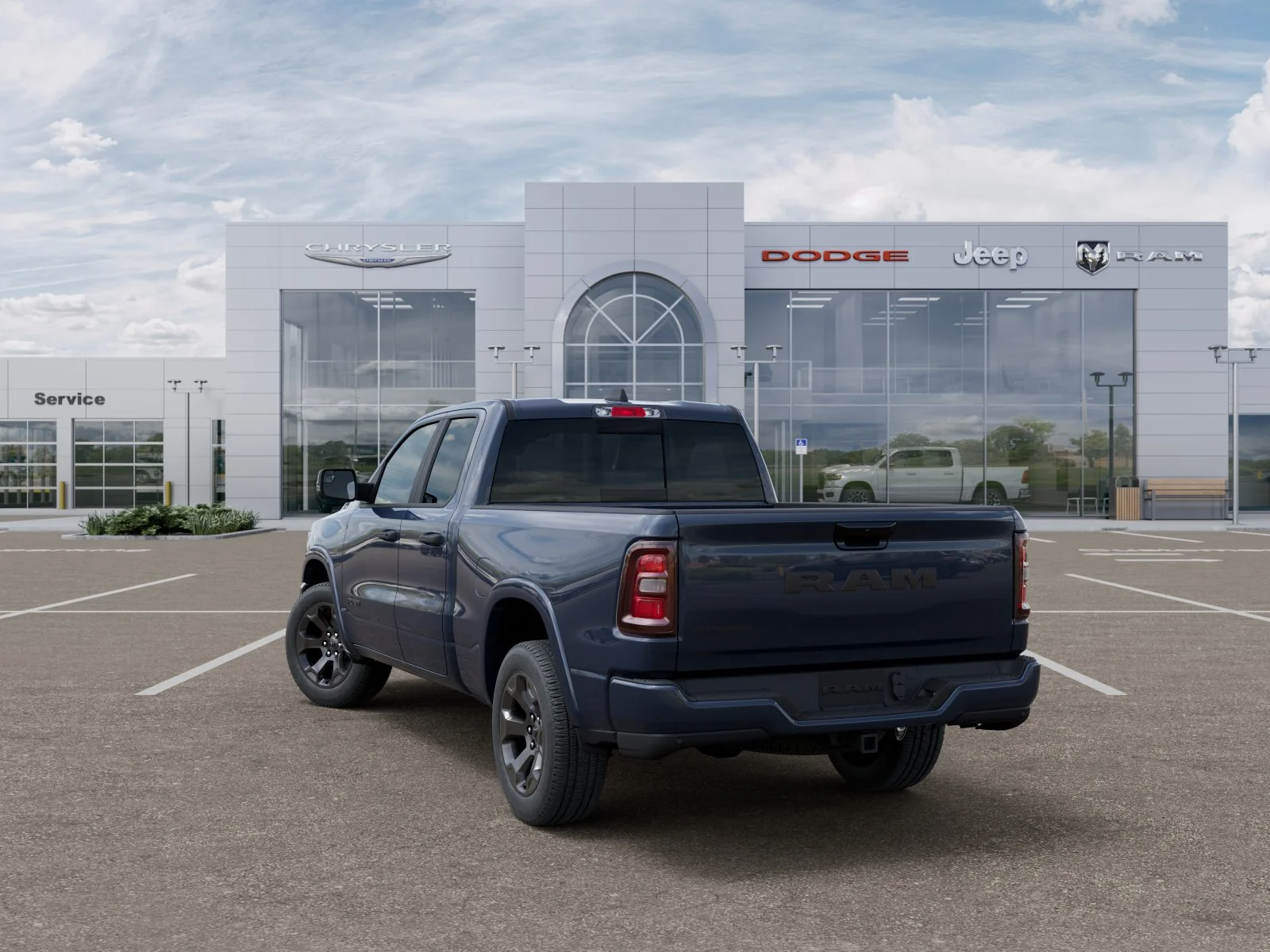 New 2026 Forged Blue Metallic Exterior Paint RAM Big Horn/Lone Star image 25