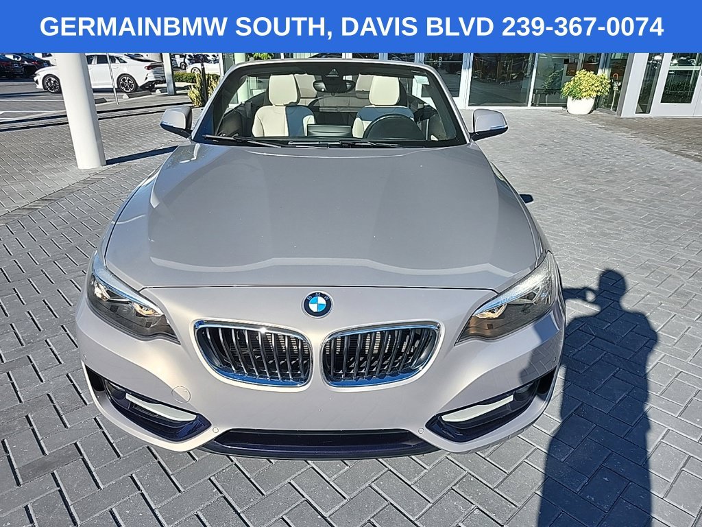 Used 2016 Moonlight Silver Metallic BMW 228i image 2
